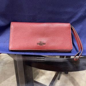 Coach Pebble Leather Wallet